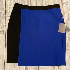 Forever 21 Bright Blue and Black Pencil Skirt.  Size Medium. New With Tags.